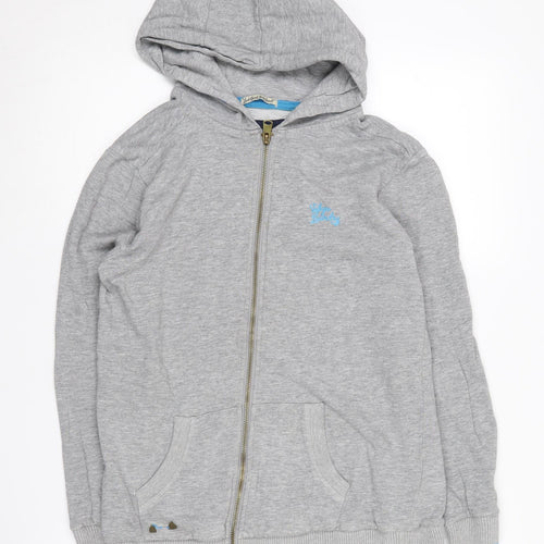 Tokyo Laundry Boys Grey Full Zip Hoodie 13 Years