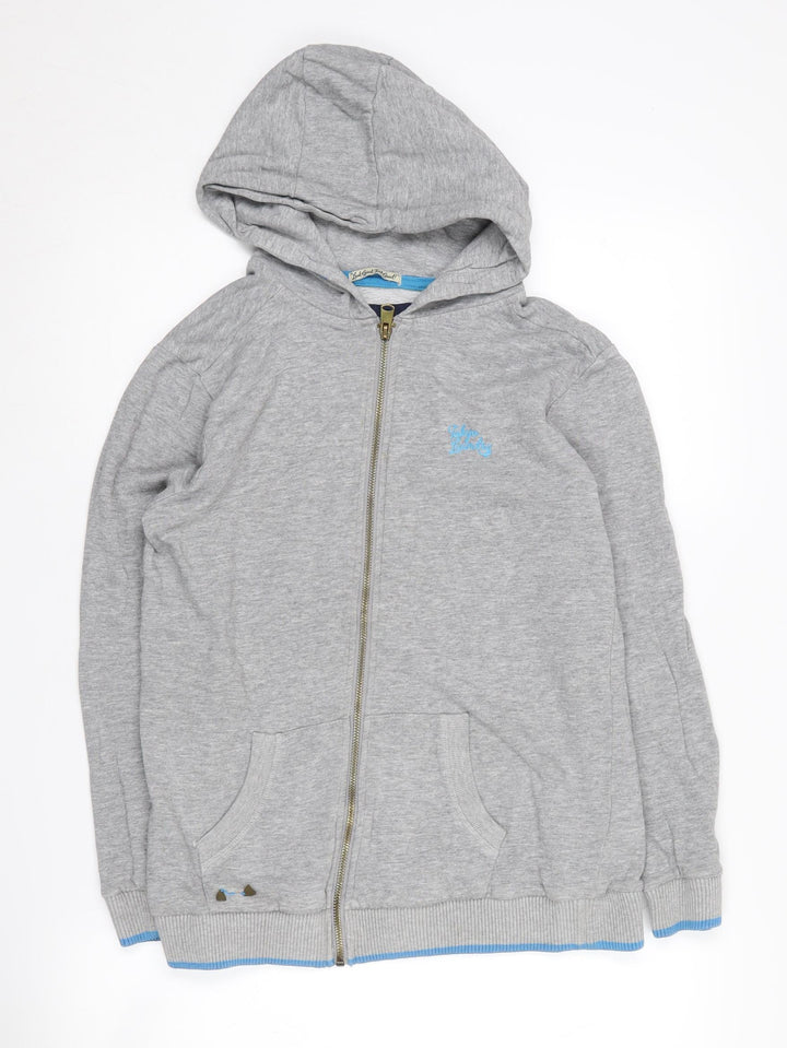 Tokyo Laundry Boys Grey Full Zip Hoodie 13 Years