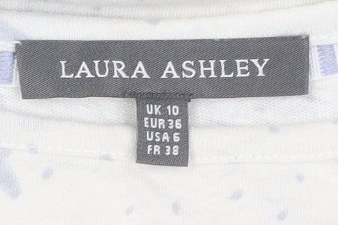 Laura Ashley Women’s Ivory Star UK 10 Top