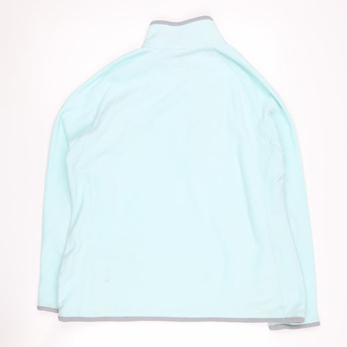 Mountain Warehouse Women's Blue 1/2 Zip Sweatshirt UK 18