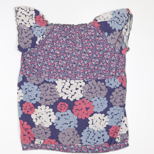 White Stuff Women's Multicoloured Floral Top Size 12