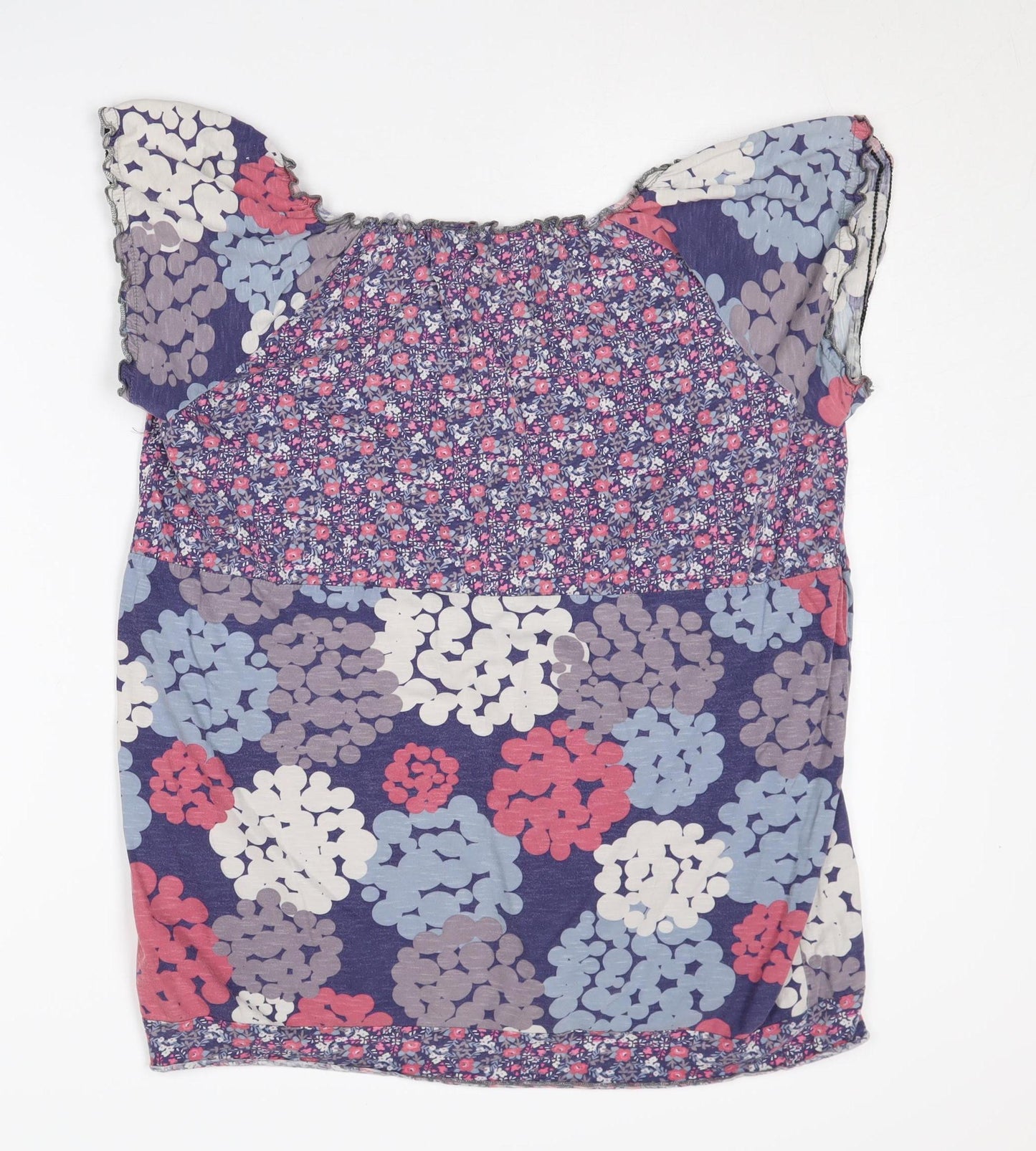 White Stuff Women's Multicoloured Floral Top Size 12