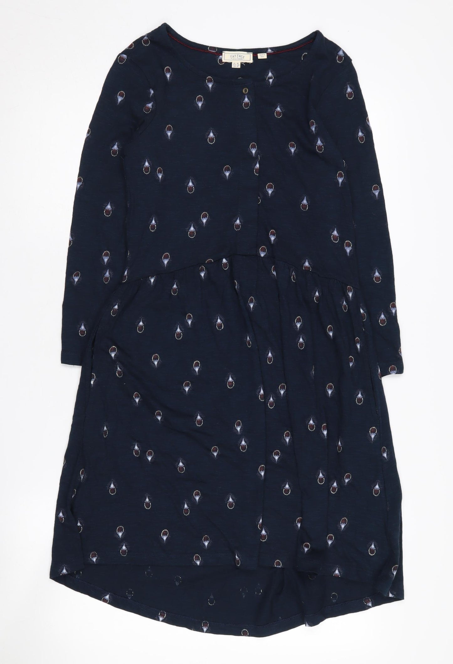 Fat Face Women's Blue Shift Dress Size 6