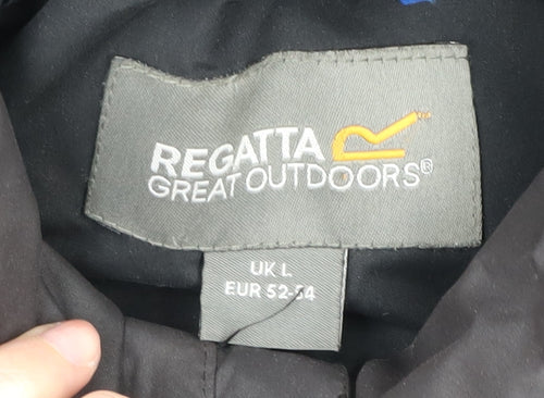 Regatta Men's L Black Waterproof Autumn Jacket