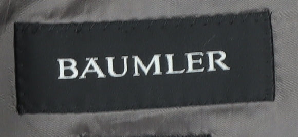 Baumler Classic Grey Striped Suit Jacket, size 44.