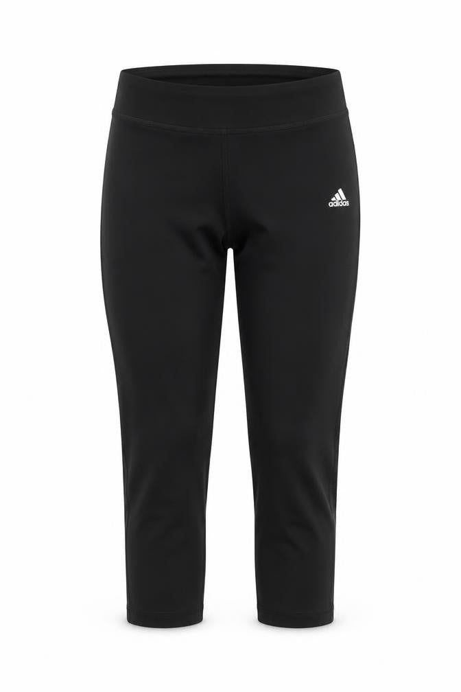 Front view of Adidas Women Black XS Leggings Activewear