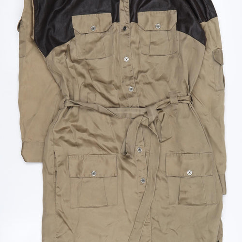 Barbour Women's Brown Shirt Dress M - Casual Elegance