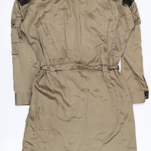 Barbour Women's Brown Shirt Dress M - Casual Elegance