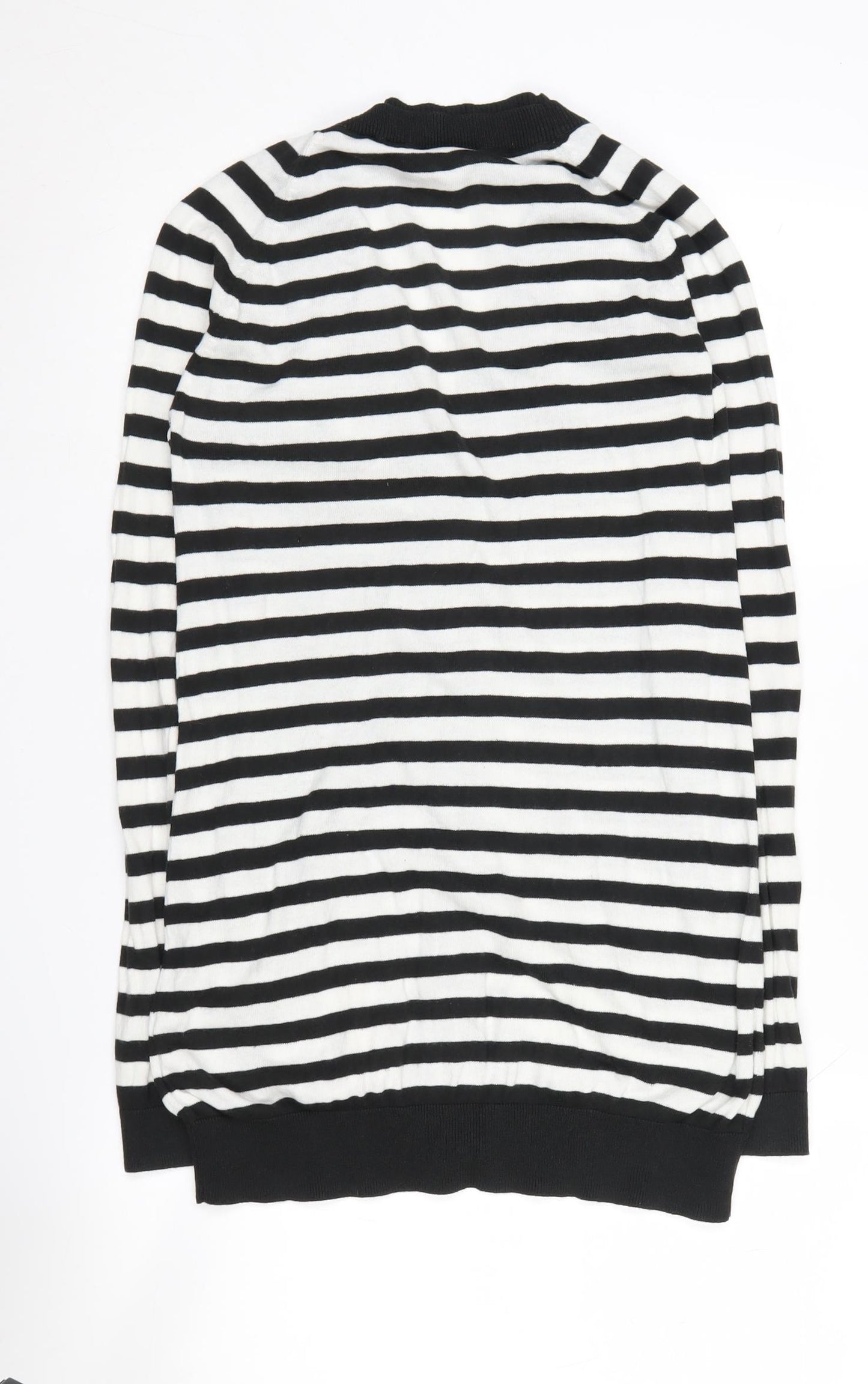 Adidas Women's Black Striped Cardigan Size 10