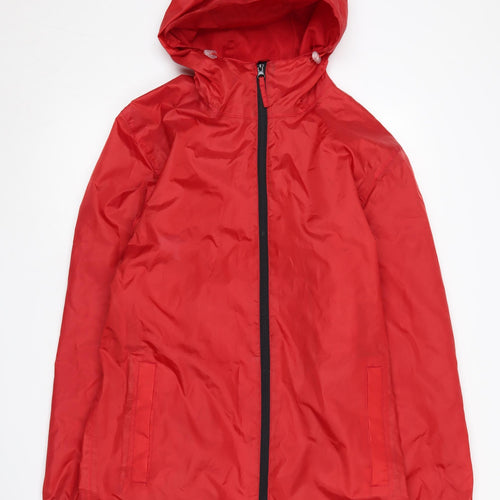 Regatta Men's Red Windbreaker Jacket, Size S, Hooded