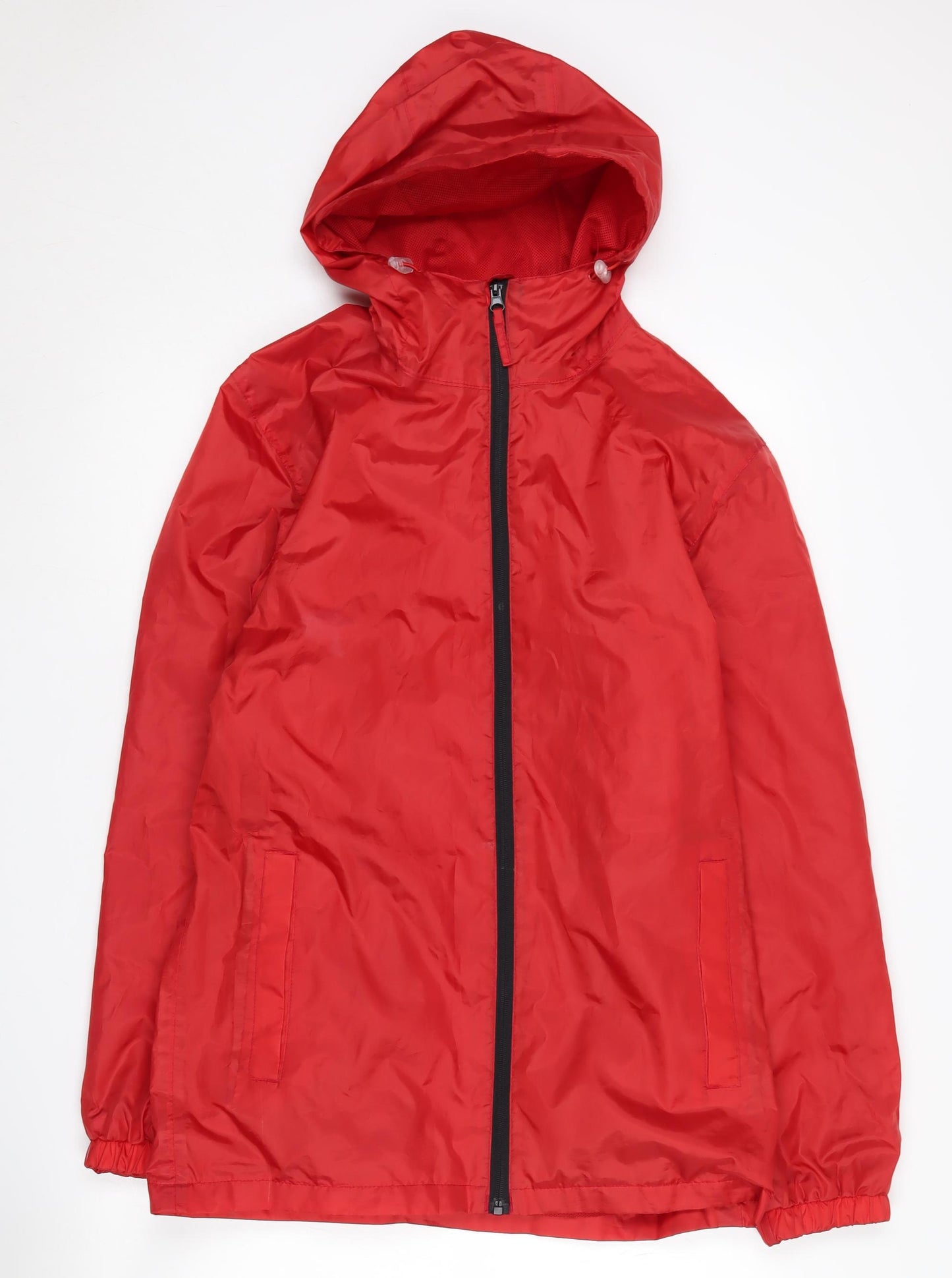 Regatta Men's Red Windbreaker Jacket, Size S, Hooded