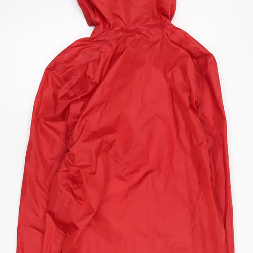 Regatta Men's Red Windbreaker Jacket, Size S, Hooded