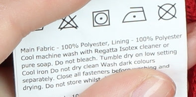 Regatta Men's Red Windbreaker Jacket, Size S, Hooded