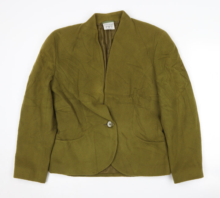 Alexon Women's Green Blazer Jacket UK Size 12