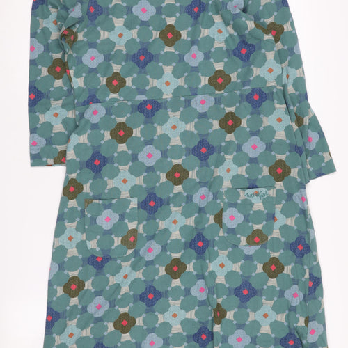 Weird Fish Women's Multicoloured Floral Shift Dress, Size 12
