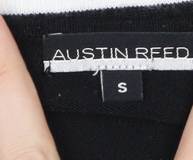 Austin Reed Women's Black Striped Pullover Jumper S