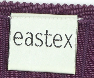 Eastex Women's Purple Knit Pullover Jumper Size 14
