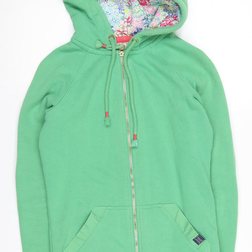 Joules Women's Green Full Zip Hoodie XS