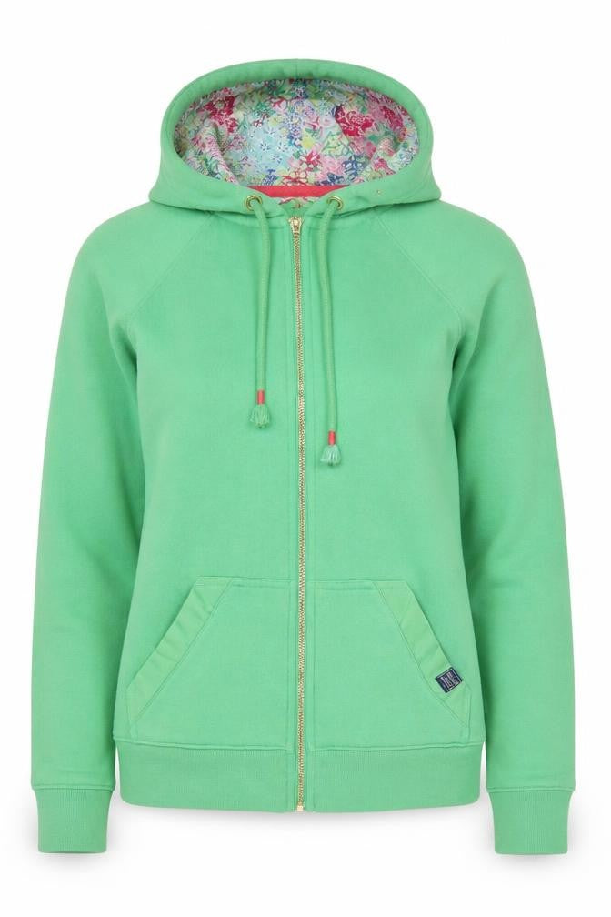 Joules Women's Green Full Zip Hoodie XS