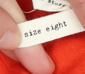 White Stuff Women's Orange Dress Size 8