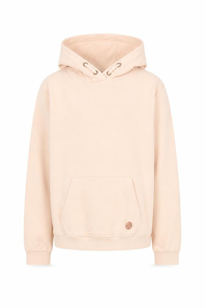 Front view of Firetrap girls’ beige hoodie 11-12 years pullover casual