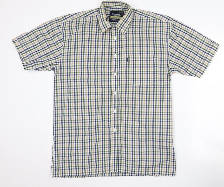 Champion Men's Multicoloured Check Shirt M