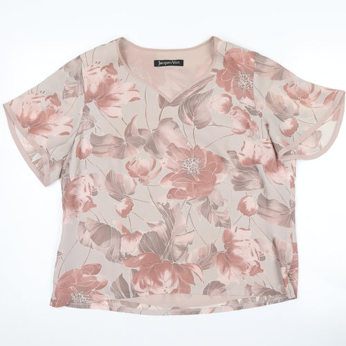 Jacques Vert Women's Size 14 Floral Blouse