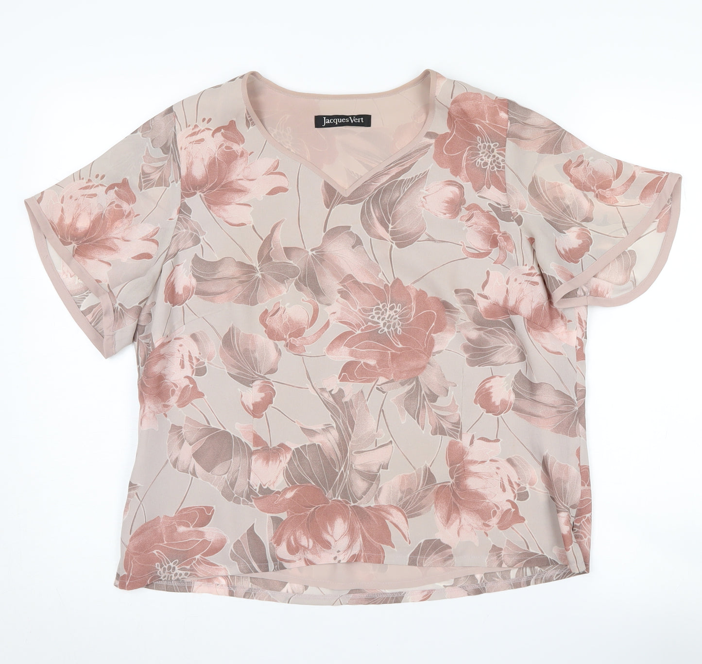 Jacques Vert Women's Size 14 Floral Blouse
