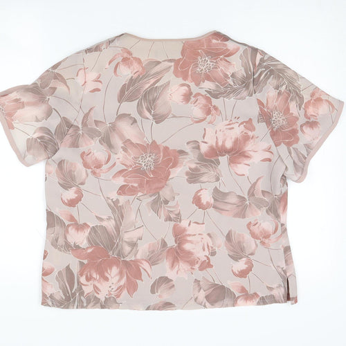 Jacques Vert Women's Size 14 Floral Blouse