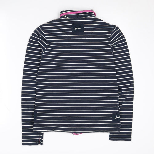 Joules Women's XS Multicoloured Henley Striped Sweatshirt