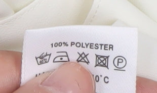 Eastex Women's Ivory Floral Embroidered Blouse Size 18