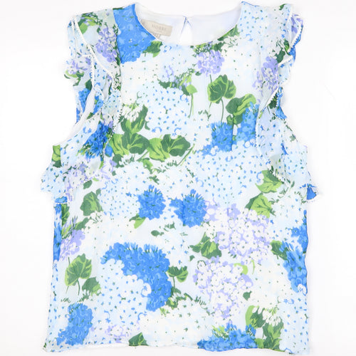 Hobbs Women's Floral Blouse, Multicolour, Size 18