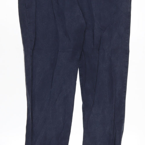 Jigsaw Women's Blue Trousers Size 8 with Pockets