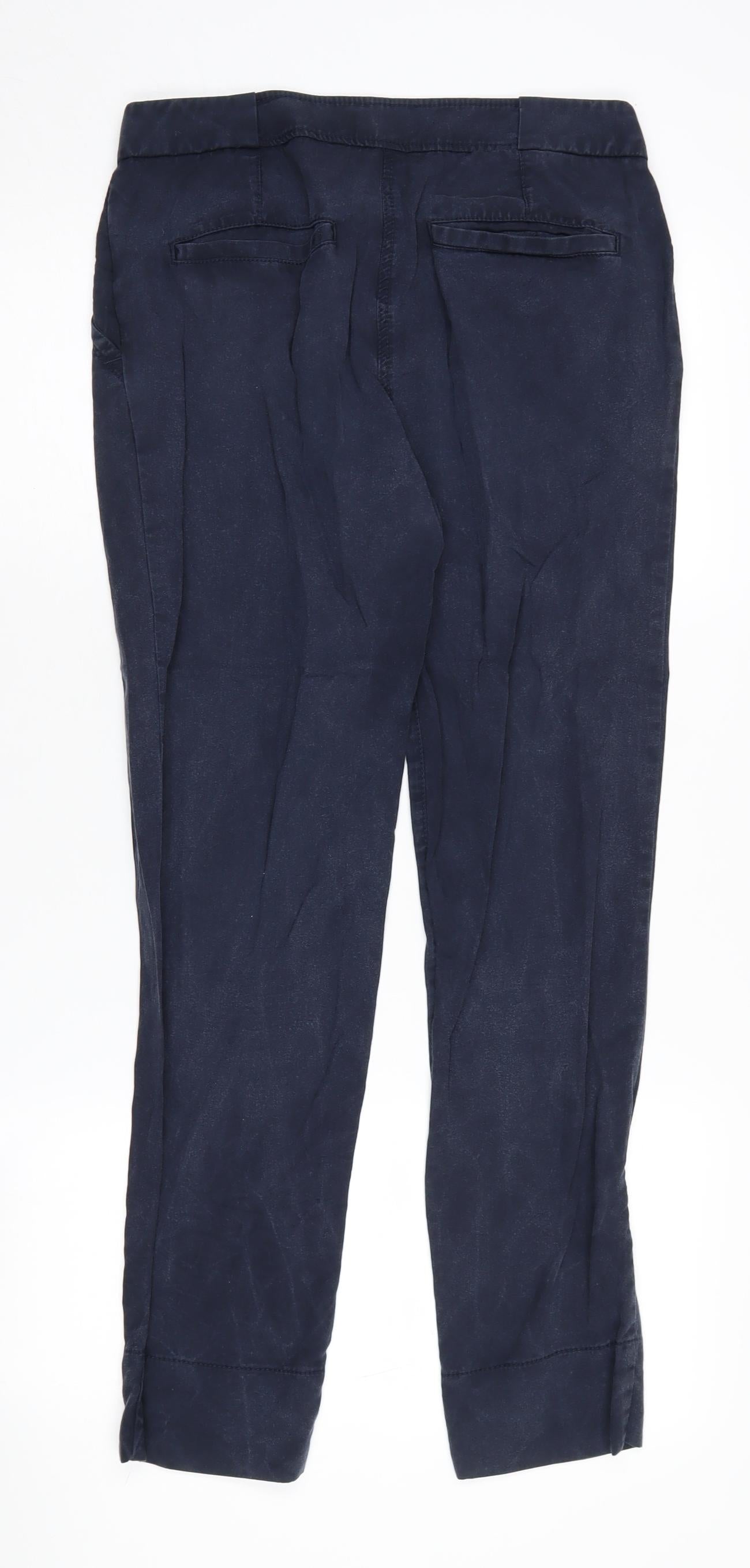 Jigsaw Women's Blue Trousers Size 8 with Pockets