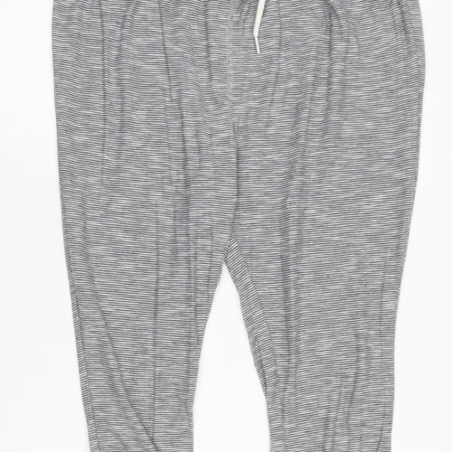 Animal Women's Grey Striped Joggers Size 14