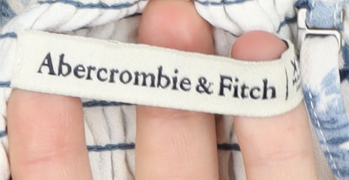 Abercrombie & Fitch Women's Blue Floral Dress XS