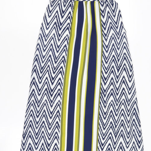 Jasper Conran Women's Chevron Halter Long Dress, Size 8