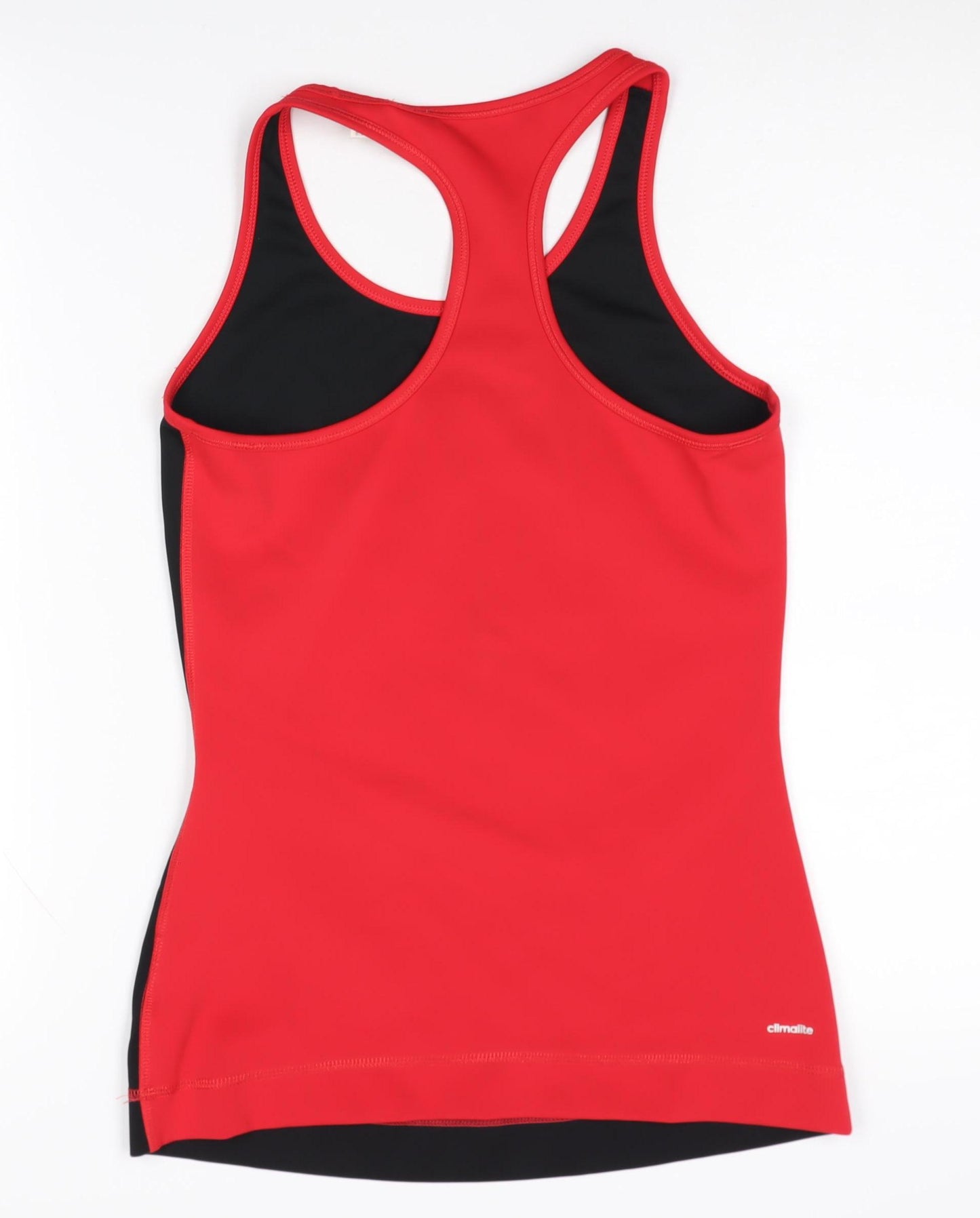 Adidas Women's Black Red Tank Top Size S Athletic Style