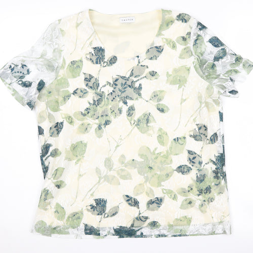 Eastex Women's Floral Tunic Blouse Size 14 Multicoloured