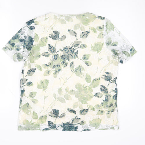 Eastex Women's Floral Tunic Blouse Size 14 Multicoloured