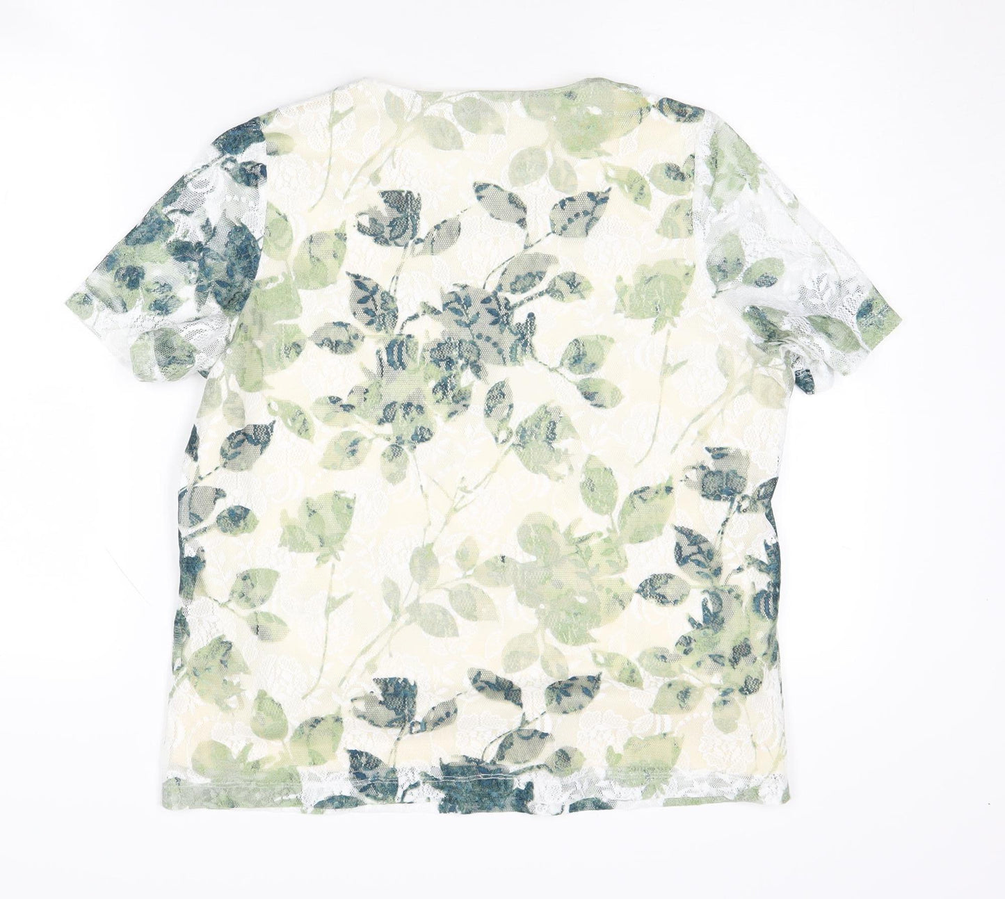 Eastex Women's Floral Tunic Blouse Size 14 Multicoloured