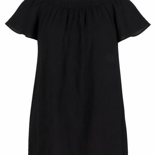 Jacqueline de Yong Women's Black Off Shoulder Dress - Size 10