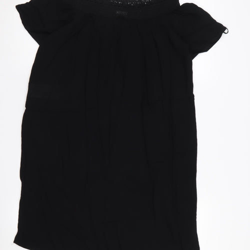 Jacqueline de Yong Women's Black Off Shoulder Dress - Size 10