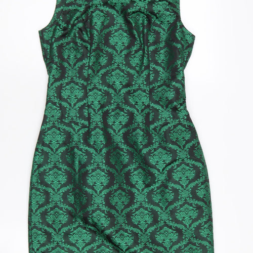 Banana Republic Women's Green Sheath Dress Size 4