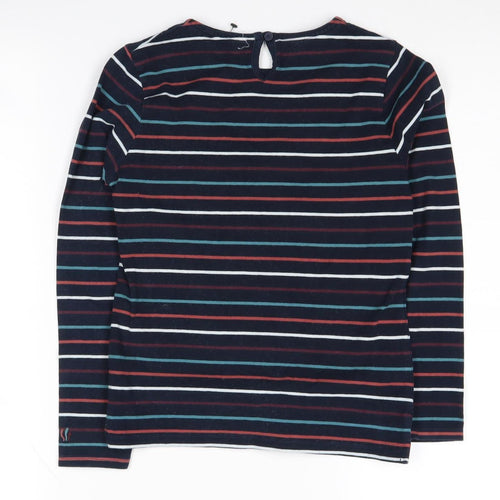 FatFace Boys Striped Long Sleeve Top, Multicoloured, Size 9-10