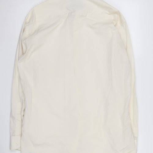 Van Heusen Men's Ivory Long Sleeve Shirt 15 1/2