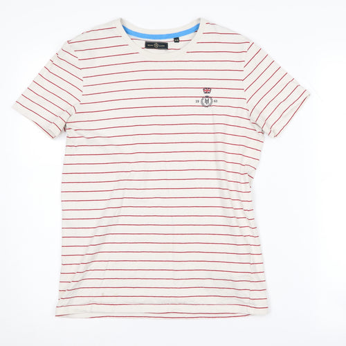 Henri Lloyd Boys White Striped T-Shirt, Size 14-15 Years