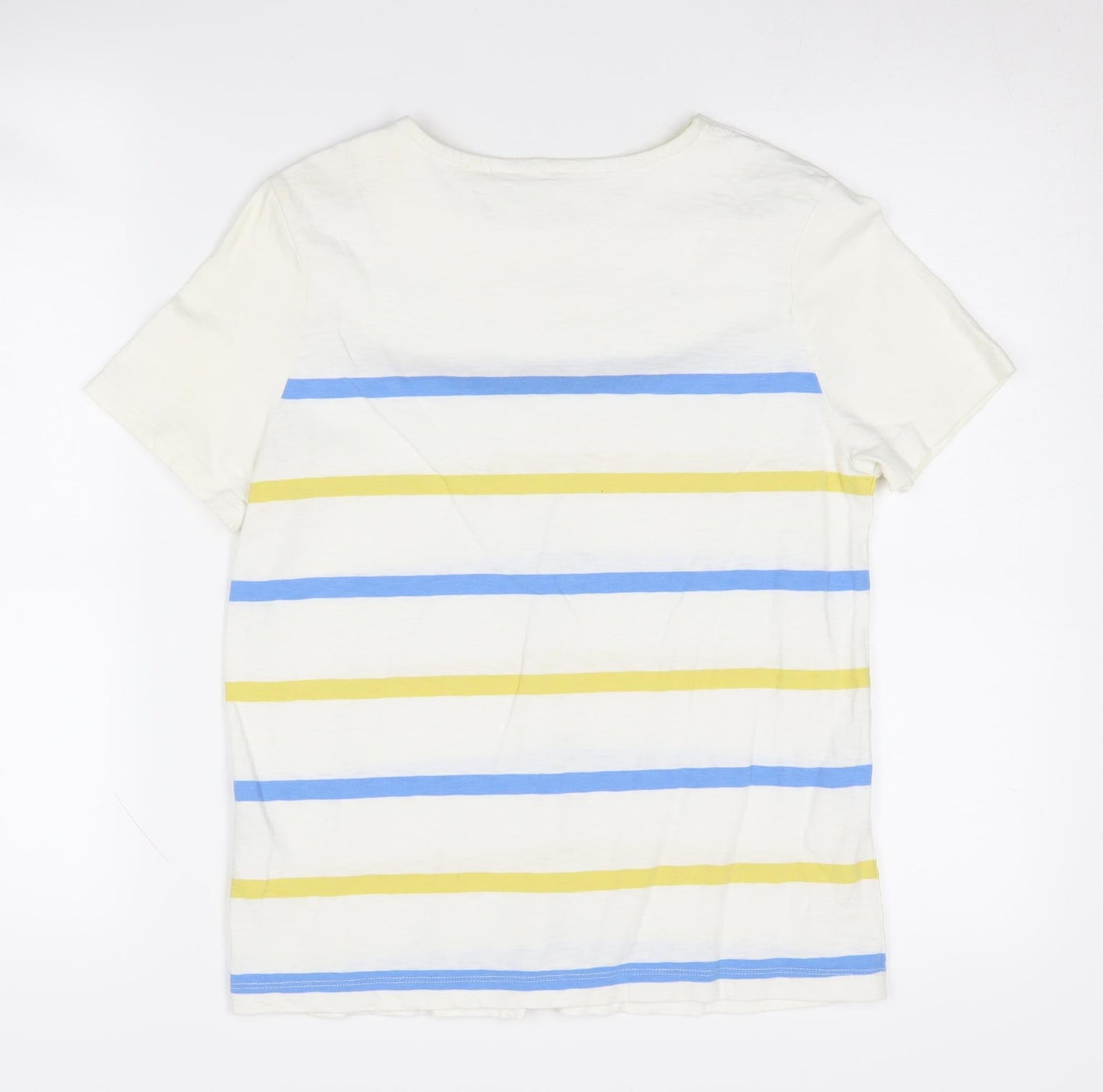 Joules Women's Multicoloured Striped T-Shirt Size 10