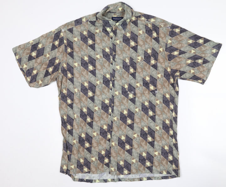 Van Heusen Men's Multicoloured Geometric Shirt