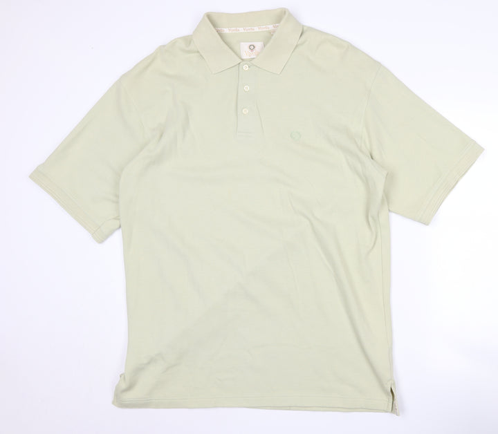 Viyella Men's Green Polo Shirt XL Short Sleeve